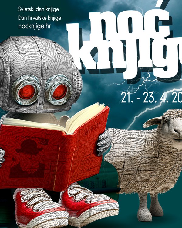 Noć knjige 2023: robotička igraonica, umjetna inteligencija, volonteri, UI i emocije, Zagorka i Matoš